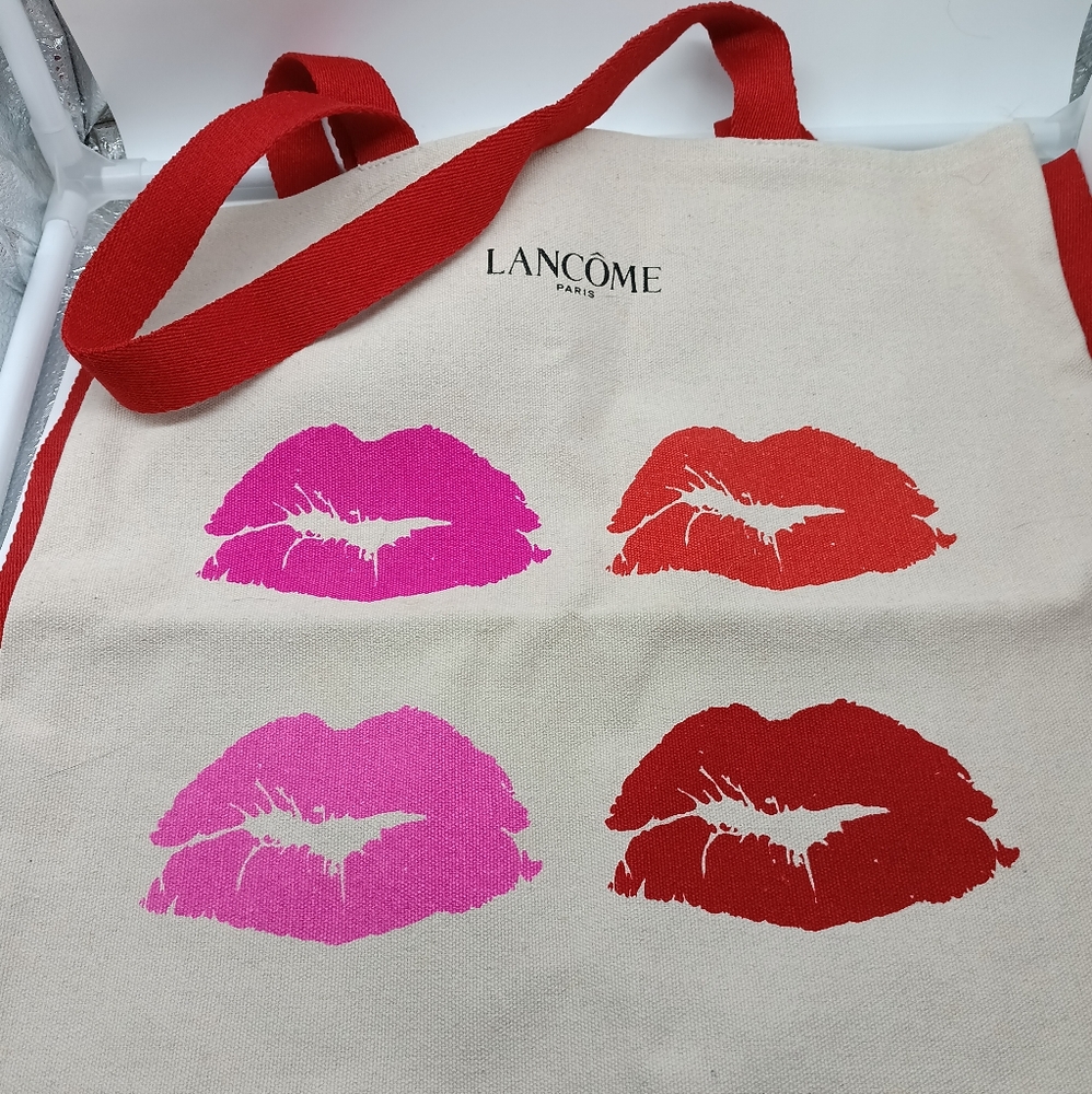 Lancome Tote Bag and 4 Cosmetic Clutch Bags